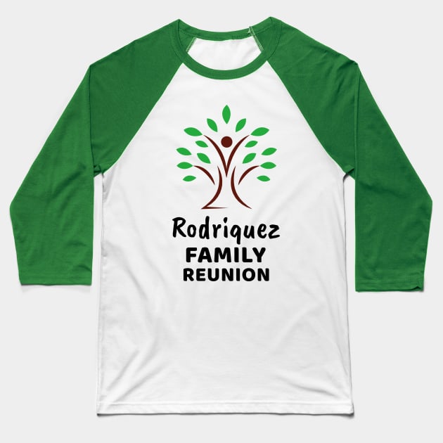 Rodriquez Reunion Baseball T-Shirt by Preston James Designs